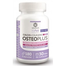 OSTEO PLUS Colágeno, Calcio, Fósforo, Magnesio, Zinc|Wellplus