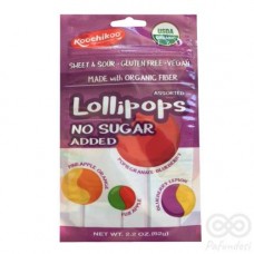 Doypack Lollipops Orgánicos Surtidos, Sin Azúcar 62grs|Koochikoo