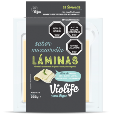 Queso en Láminas 200g sabor Mozzarella (10 láminas)|Violife
