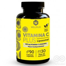 Vitamina C PLUS Liposomal 90 Cap Vegano|Wellplus
