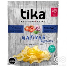 Nativa Patriota Chips Artesanales con Tomate, Cebolla y Perejil 180grs| Tika