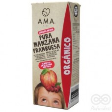 Jugo Manzana Frambuesa Orgánico 200ml Tetrapack|Ama_Time