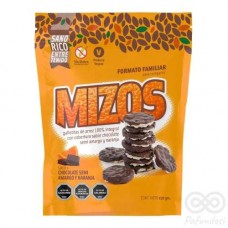 Galletas de Arroz Chocolate Negro y Naranja 150g | Mizos