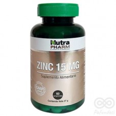 Zinc 15mg 60 comprimidos | Nutrapharm