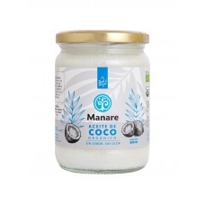 Aceite de Coco Orgánico Sin Olor Ni Sabor 500ml | Manare