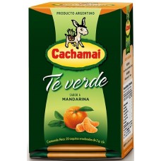 Té Verde sabor Mandarina 40g (20 bolsitas) | Cachamai