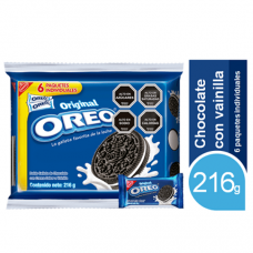 SixPack Galletas OREO Sabor Chocolate 216grs| Oreo