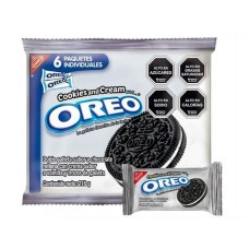 SixPack Galletas OREO Cookies and Cream 216grs| Oreo