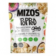 Popped Chips de Lentejas, con Tomate, Albahaca y Aceite de Oliva 98 grs.| Mizos