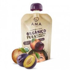 Puré Manzana Ciruela Orgánico 90grs|Ama_Time