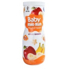 Baby Puffs Cereal Arroz Manzana Plátano 50 gr.| Baby Mum Mum