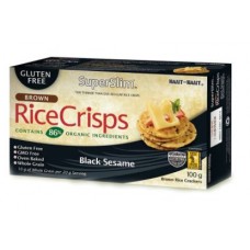 Galletas Rice Crisps Sésamo Negro 100g | Rice Crisps 