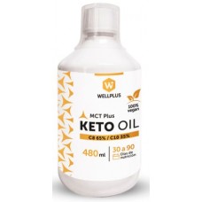 KETO OIL MCT Plus 480ml. Vegana | Wellplus