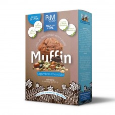 Premezcla de Muffin de Legumbres sabor Chocolate 280g Sin Gluten | P&M Alimenta