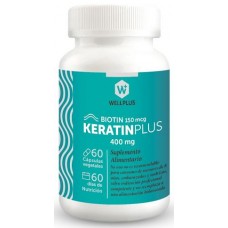 Keratin Plus 60 Cápsulas | Wellplus