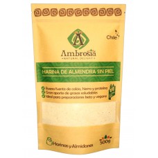 Harina de Almendra Sin Piel Sin Gluten 500gr|Ambrosia