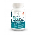 Vitamina D3+K2 Plus 100% Vegano 60cap | Wellplus Vitamina D3+K2 Plus 100% Vegano 60cap | Wellplus