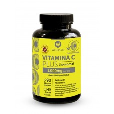 Vitamina C PLUS Liposomal 90 Cap Vegano|Wellplus