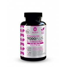 YODO PLUS + L-TIROSINA Schisandra Std 100% Vegano 120cap | Wellplus YODO PLUS + L-TIROSINA Schisandra Std 100% Vegano 120cap | Wellplus