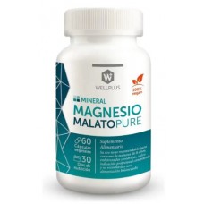 Magnesio Malato Pure Wellplus 60 Cápsulas|Wellplus
