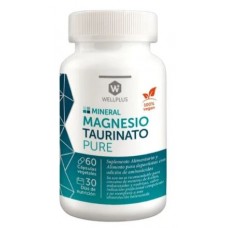Magnesio Taurinato Pure Wellplus 60 Cápsulas|Wellplus