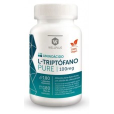  L-Triptófano Pure 100mg  Wellplus 180 Cápsulas Sin Sabor|Wellplus