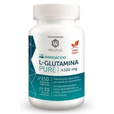  L-Glutamina Pure Wellplus 150 Cápsulas|Wellplus