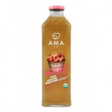 Jugo Manzana Durazno Orgánico 1L (Botella de Vidrio) | Ama Time
