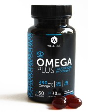 Omega Plus (Fosfolípidos de Omega3) 490mg 60cap |Wellplus