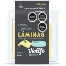 Queso en Láminas 200g sabor Gouda (10 láminas) | Violife